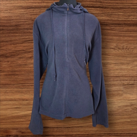 Adidas Men's Blue Full Zip Jacket With Hood Size XL - Picture 1 of 6